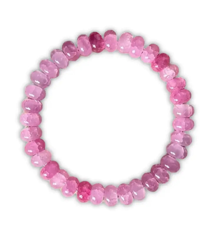 Adorned in Hope Pink Agate Bracelet - 8mm - Jewelry