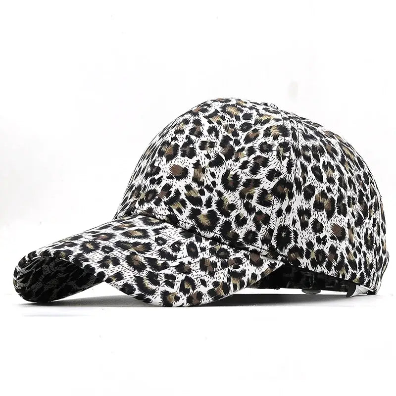 Unisex Leopard Print Zebra Baseball Cap Hip Hop Men’s Women’s Animal Sun Hat Adjustable fishing Gorras - 02 / 56-60cm