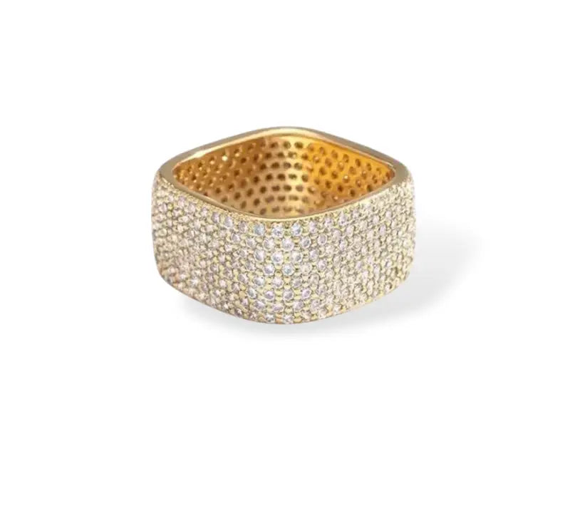 Boxed Love Cubic Zirconia Ring - White / 7 - Jewelry