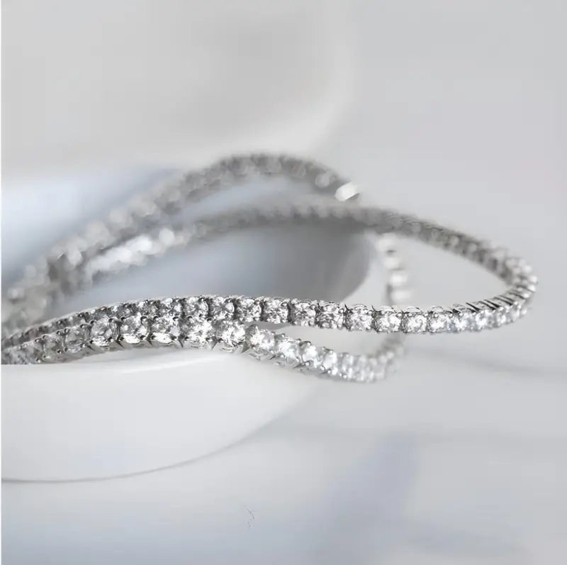 Tennis Moissanite Bracelet - Jewelry
