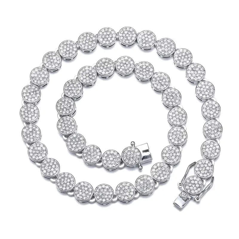 Crown of Glory White Gold Necklace 10mm - 18in - Jewelry