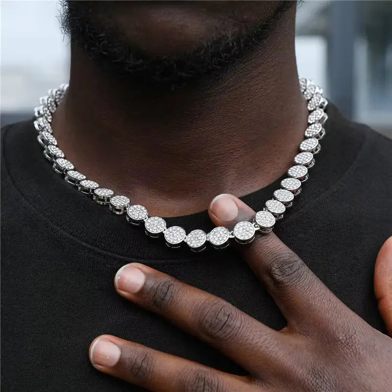Crown of Glory White Gold Necklace 10mm - Jewelry