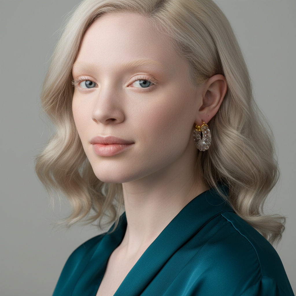 FireTwist Mini Lucite Hoops