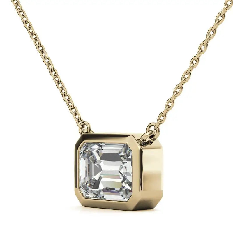 Emerald Brilliance Pendant Necklace