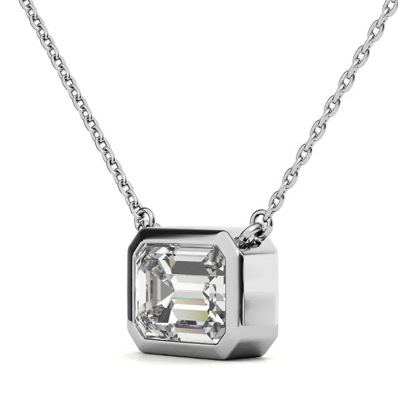 Emerald Brilliance Pendant Necklace