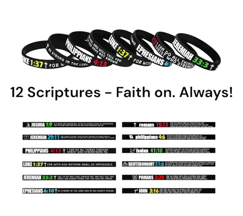 Faith Fuel Wristbands: Light Pack (Guidance & Wisdom) - Jewelry