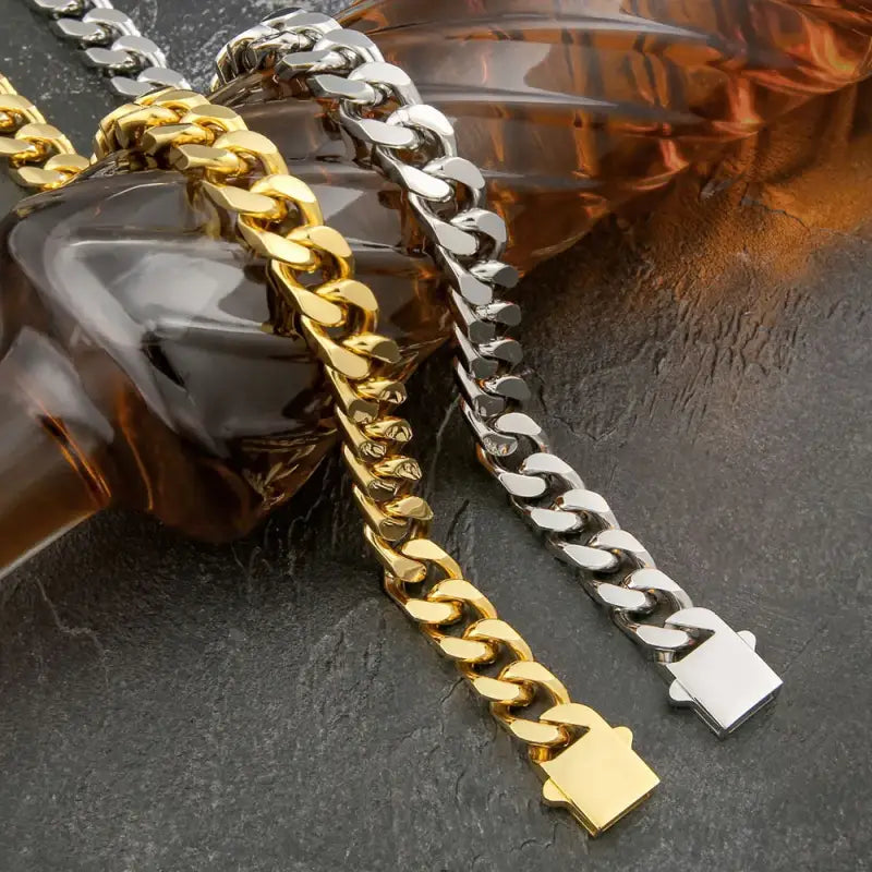 Forge Luxe Cuban Chain Necklace - 12mm - Jewelry