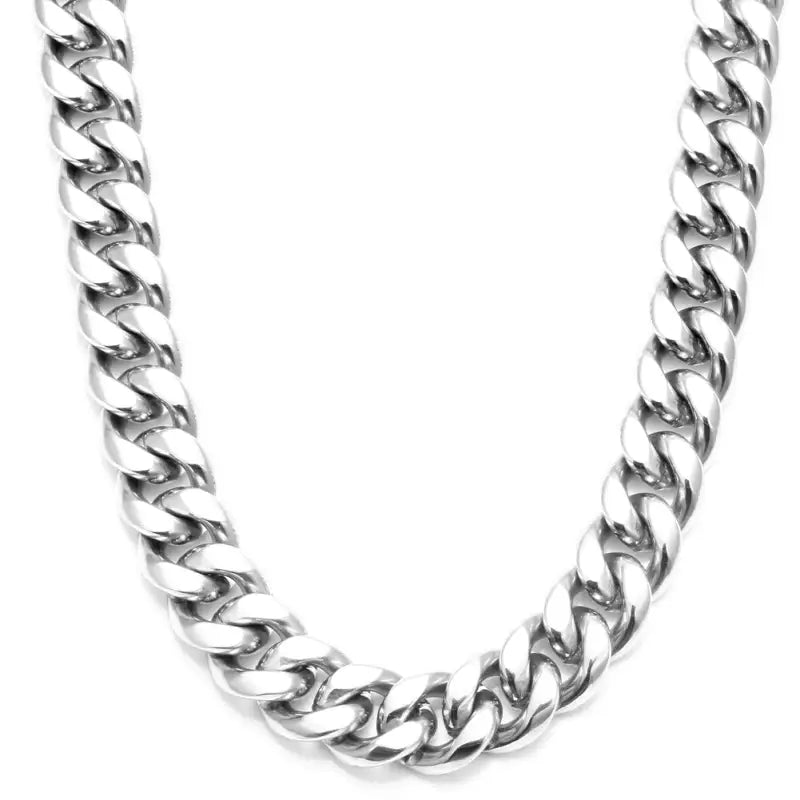 Forge Luxe Cuban Chain Necklace - 14mm - 18inch - Jewelry