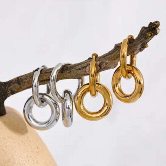 Huggies Infinity Earrings