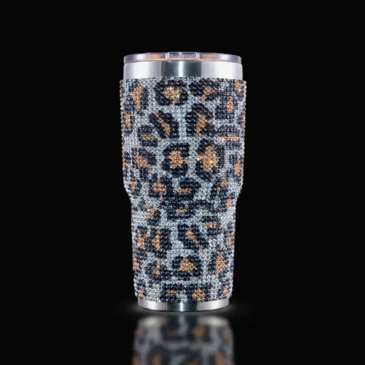 Leopard Heat Brew Keeper - 30oz - Tumbler