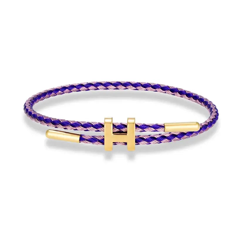 Luxury Multicolor Charm Adjustable Bracelet Fashion No Fade Stainless Steel Wire Waterproof Rope for Men Women Couple