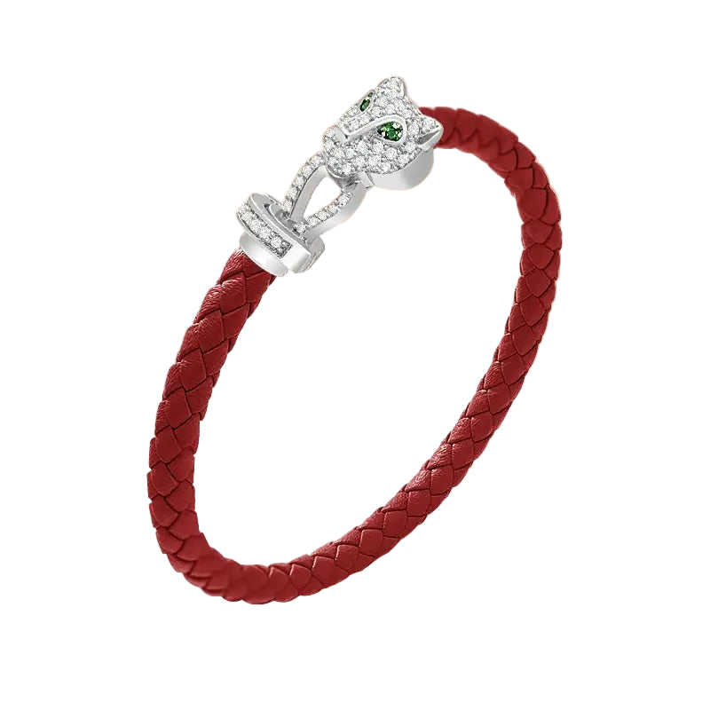 Untamed Cheetah Bracelet - Silver