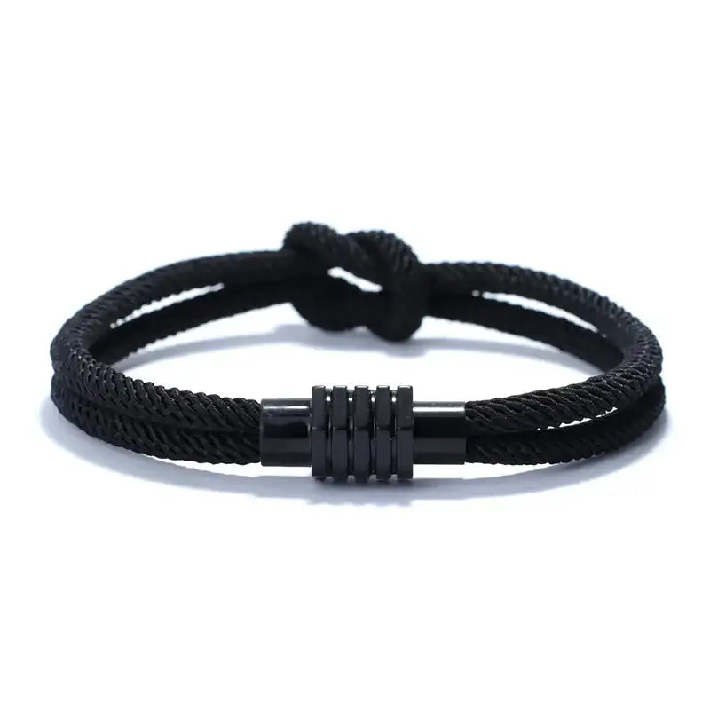 Noter Color Block Ukrainian Bracelet Men Women Yellow Blue Rope Braclet Concentric Knot Couple Braslet Lovers Gift Cord