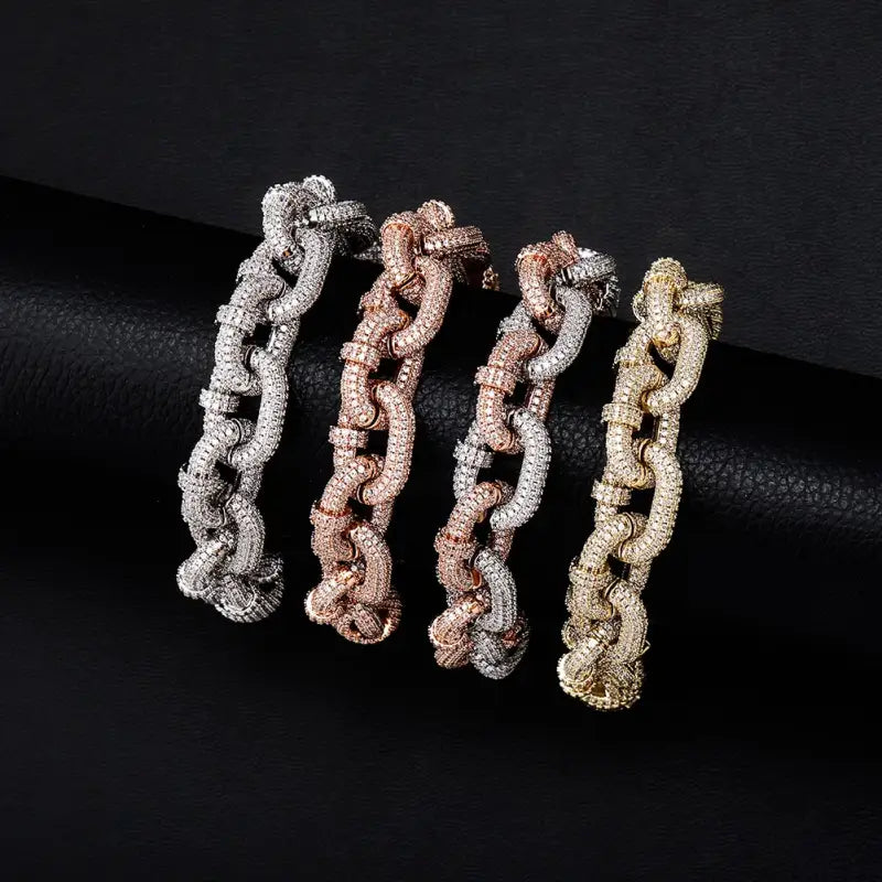 Pipe Dreams Pavé Cuban Chain Bracelet for Him