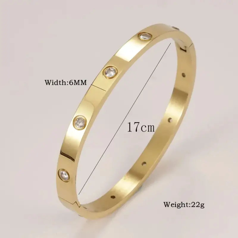 The Radiant X Bangle – 3 Styles One Fire - All Bling - Gold - Jewelry