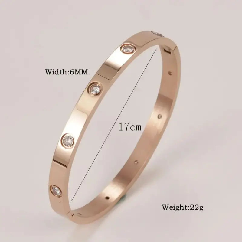 The Radiant X Bangle – 3 Styles One Fire - All Bling - Rose - Jewelry