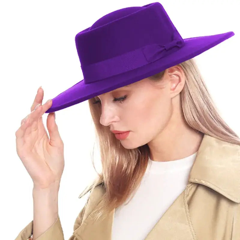 Sombrero Raised Top Fedora Hat 2023 New European and American Jazz Men’s Round Wholesale