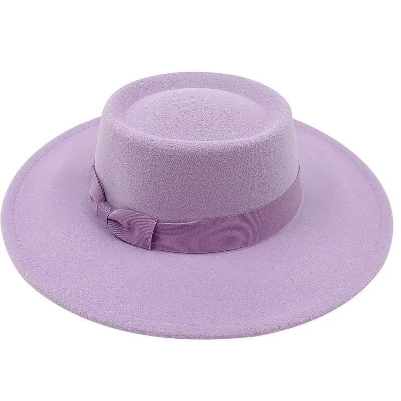 Sombrero Raised Top Fedora Hat 2023 New European and American Jazz Men’s Round Wholesale - 3 / 56-58cm / CHINA