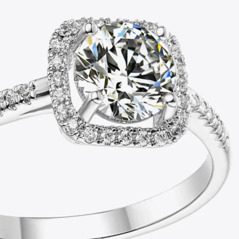 Rebekah Moissanite Ring - Jewelry