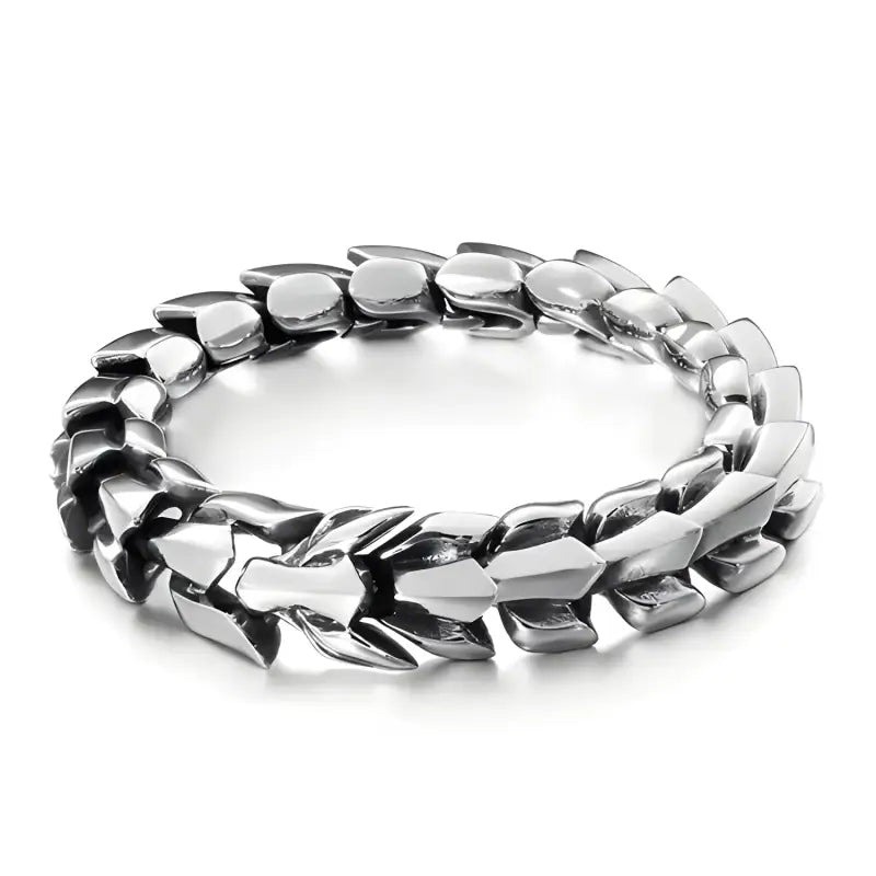 KALEN High Polished Arrow Shaped Bracelet Men 22cm Stainless Steel Bike Chain Bilezik Boho Male Jewellry Accessories