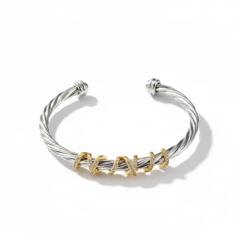 Spiral Anointing Cable Cuff - Core - Jewelry