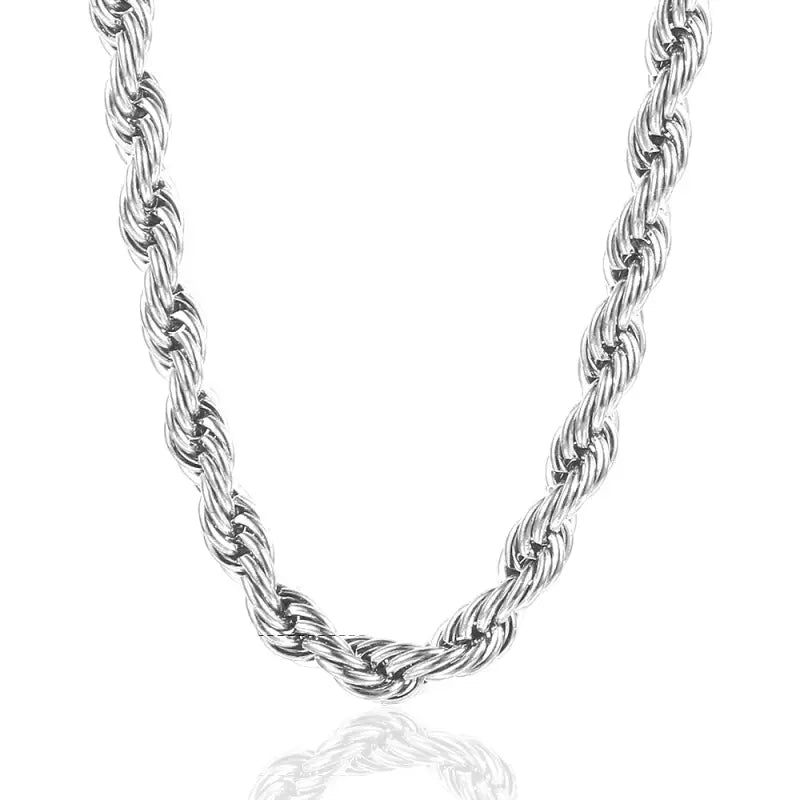 Strength in Every Strand – Classic Rope Chain Necklace - Jewelry