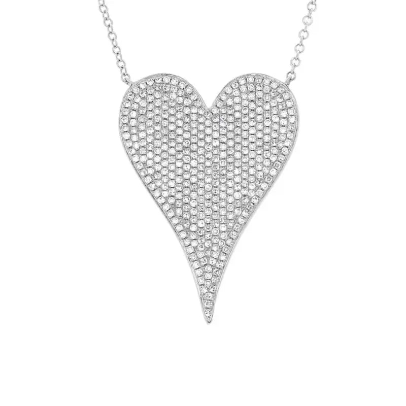 Treasured Heart Pendant - Silver - 18mm - Jewelry