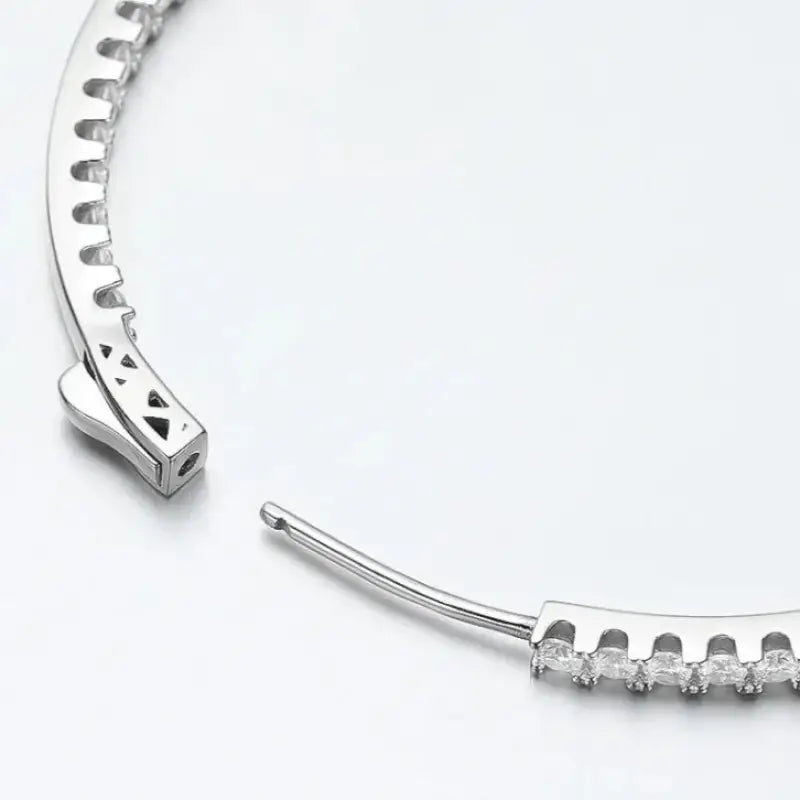 The Trinity Hoops – Moissanite Edition - Jewelry