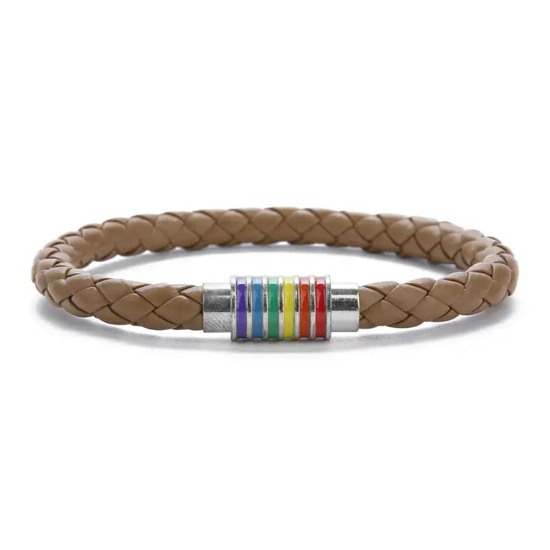 🌈Unbreakable Promise Bracelet Beige Steel / 7.5in Jewelry