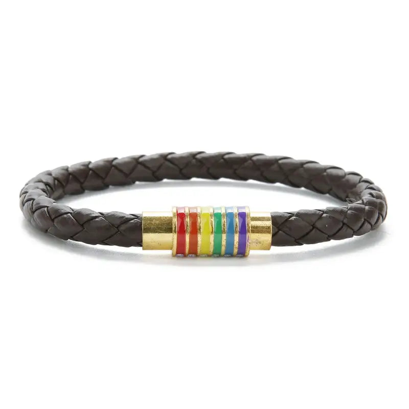 🌈Unbreakable Promise Bracelet Deep Brown Gold / 7.5in Jewelry