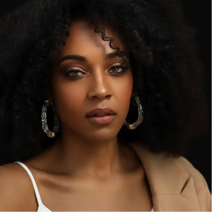 Untamed Twist Bamboo Hoops - 3in - Jewelry