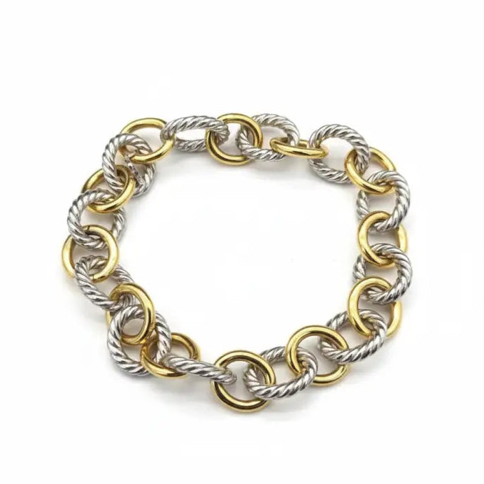 2025 New Style DY Bracelet for Men and Women Fashionable Retro Couple Daily Wear Charm - United States / 2