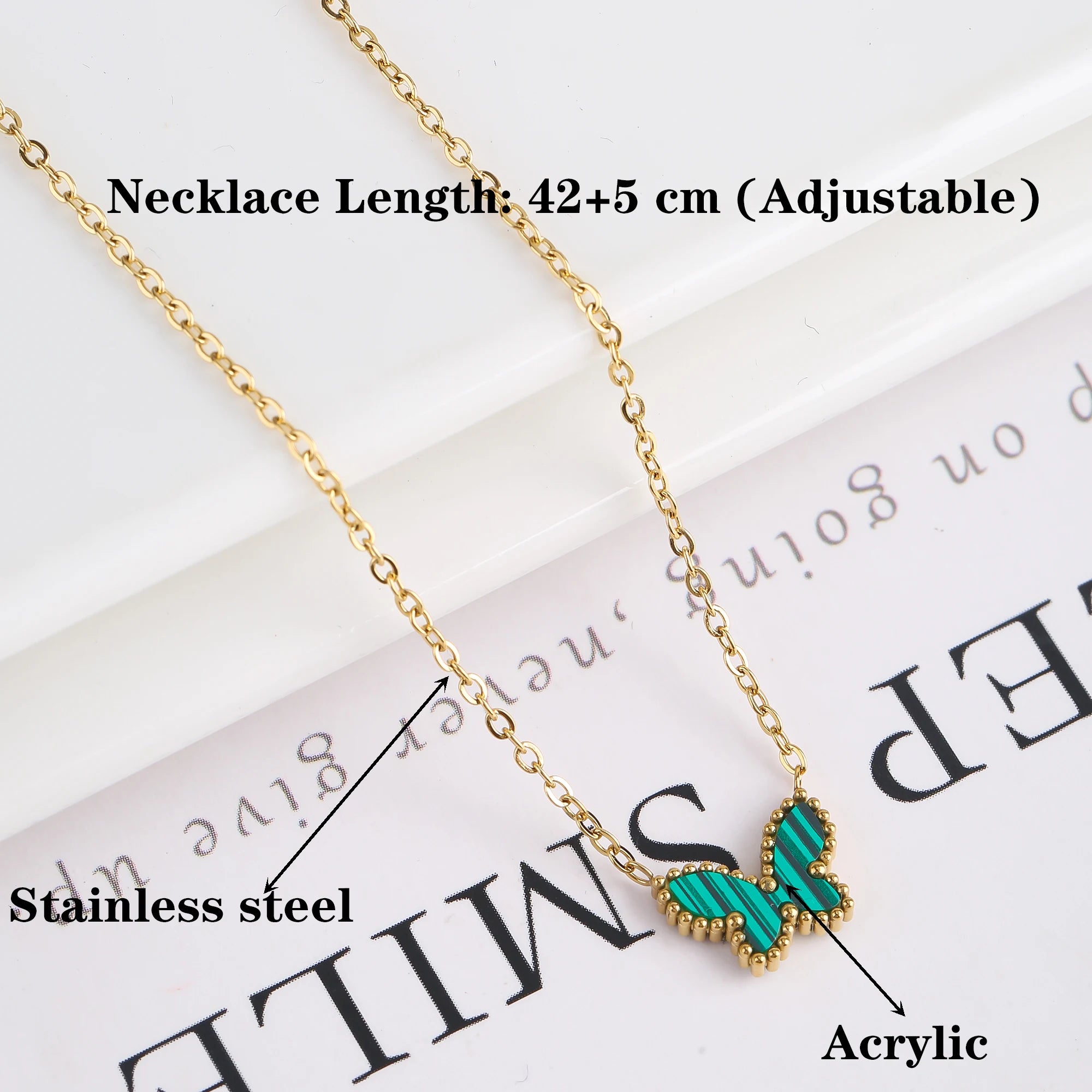 Delicate Butterfly Charm Necklace