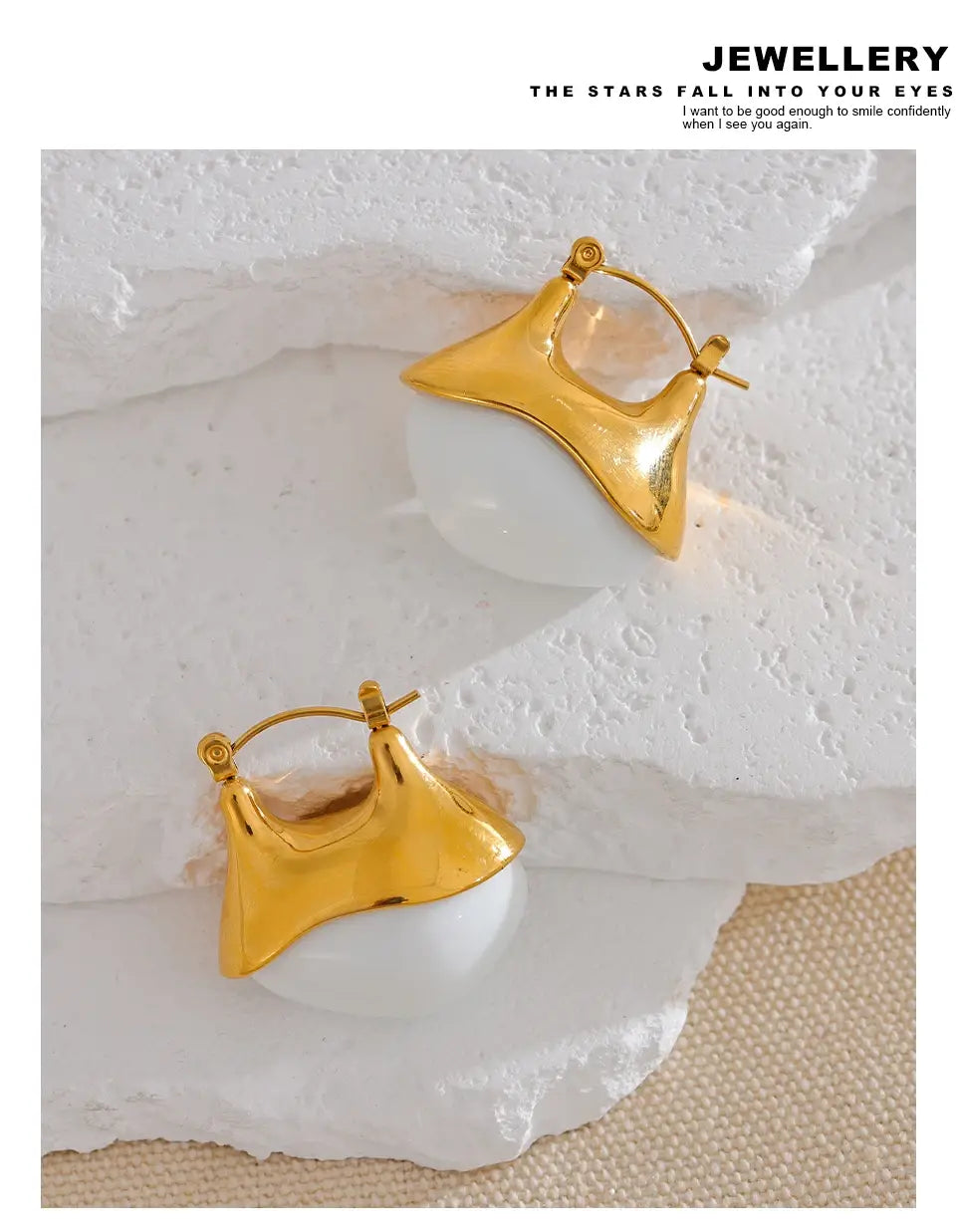 Golden Bell Pearl Drops