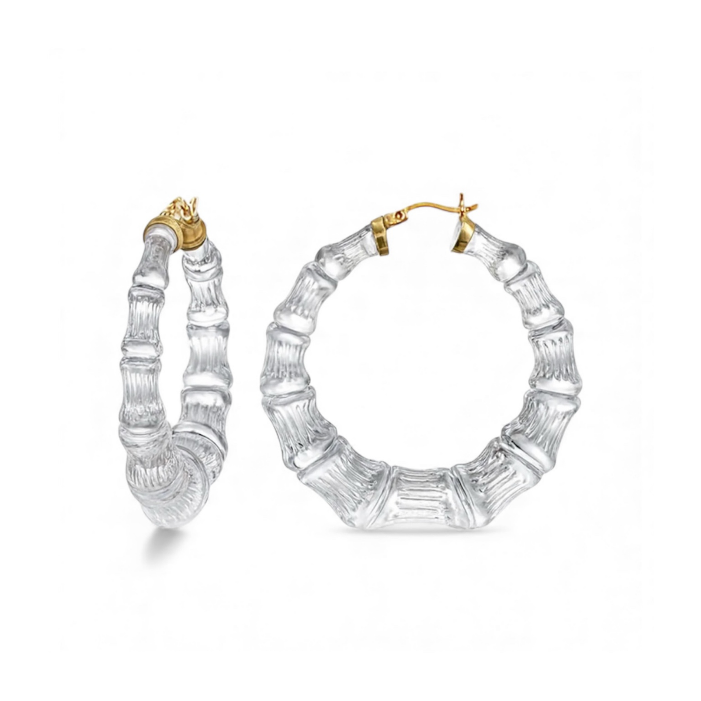 Bamboo Contour Hoops