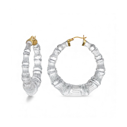 Bamboo Contour Hoops