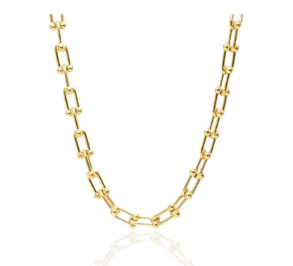 Adorned in Fire™ Double-Link Bead Necklace - Jewelry