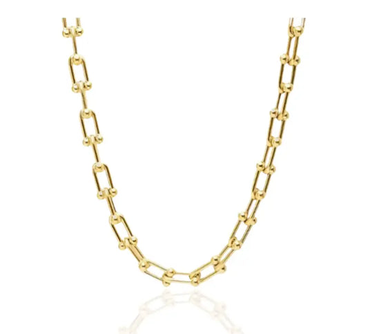 Adorned in Fire™ Double-Link Bead Necklace - Jewelry