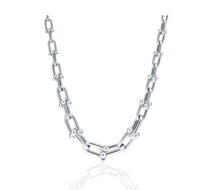 Adorned in Fire™ Double-Link Bead Necklace - Jewelry