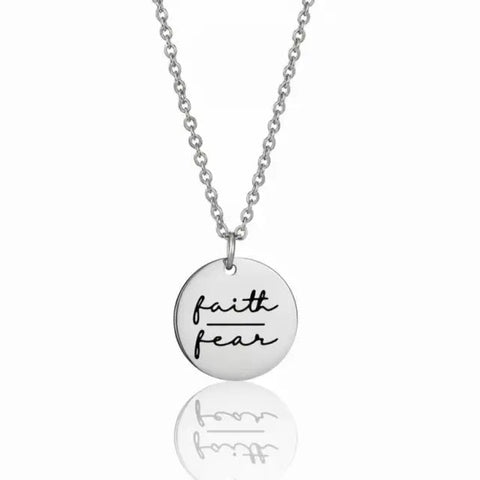 Adorned in Hope Affirmation Pendant Necklaces