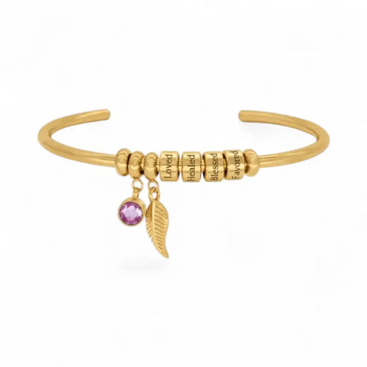 Adorned In Hope Bangle - Gold - Jewelry