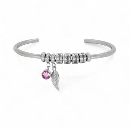 Adorned In Hope Bangle - Silver - Jewelry