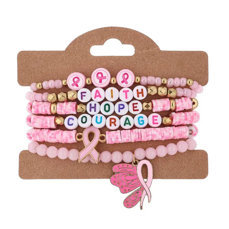 Adorned in Hope Kids Bracelet Stacks - 6 Silicone Bracelets - Jewelry