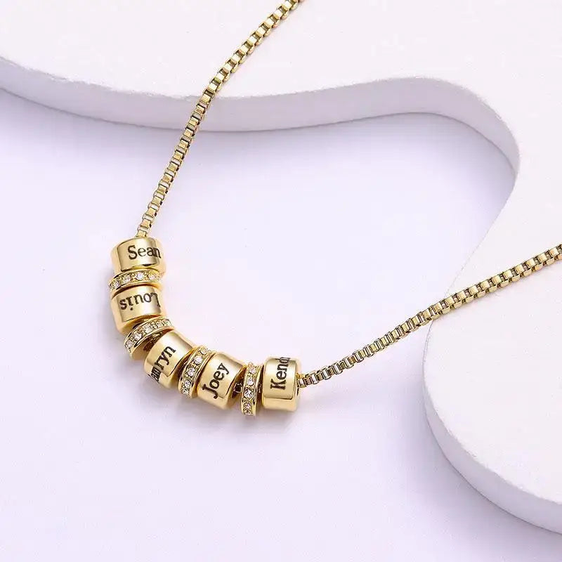 Adorned in Hope Necklace – Breast Cancer Awareness Bead Chain - Jewelry