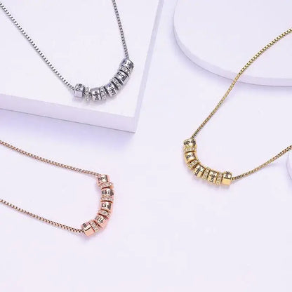 Adorned in Hope Necklace – Breast Cancer Awareness Bead Chain - Jewelry