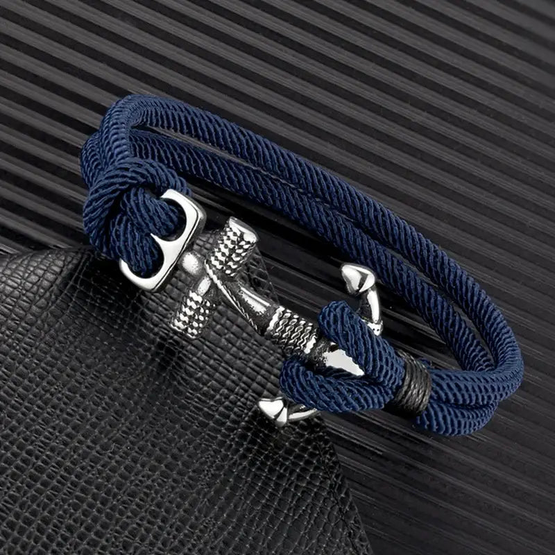 Anchor in the Lord Rope Bracelet: Faith