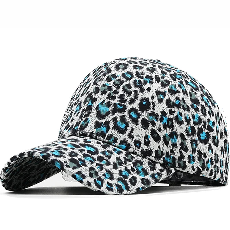 Unisex Leopard Print Zebra Baseball Cap Hip Hop Men’s Women’s Animal Sun Hat Adjustable fishing Gorras - 03 / 56-60cm