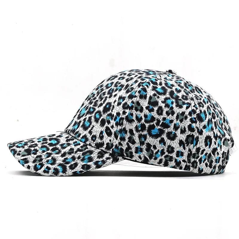 Unisex Leopard Print Zebra Baseball Cap Hip Hop Men’s Women’s Animal Sun Hat Adjustable fishing Gorras