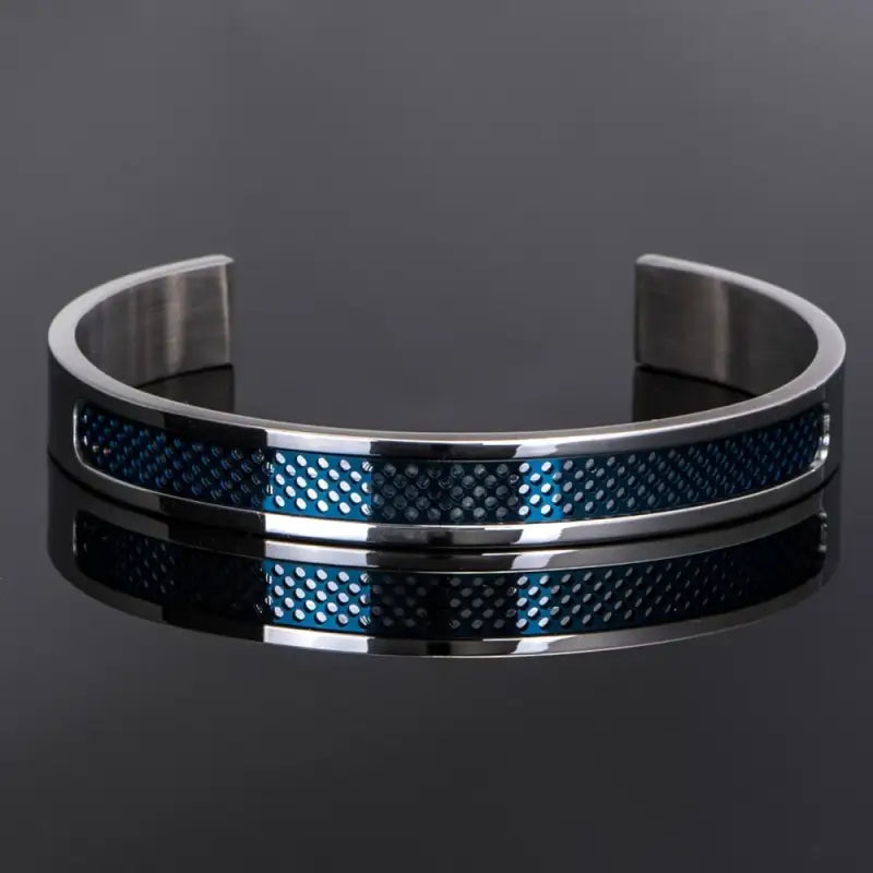 Men’s Adjustable Stainless Steel Cuff Bracelet