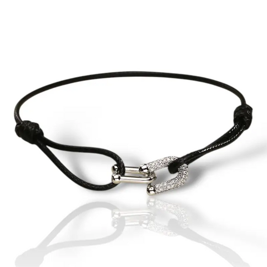 Blessing Hoof Cord Bracelet - Black - Jewelry